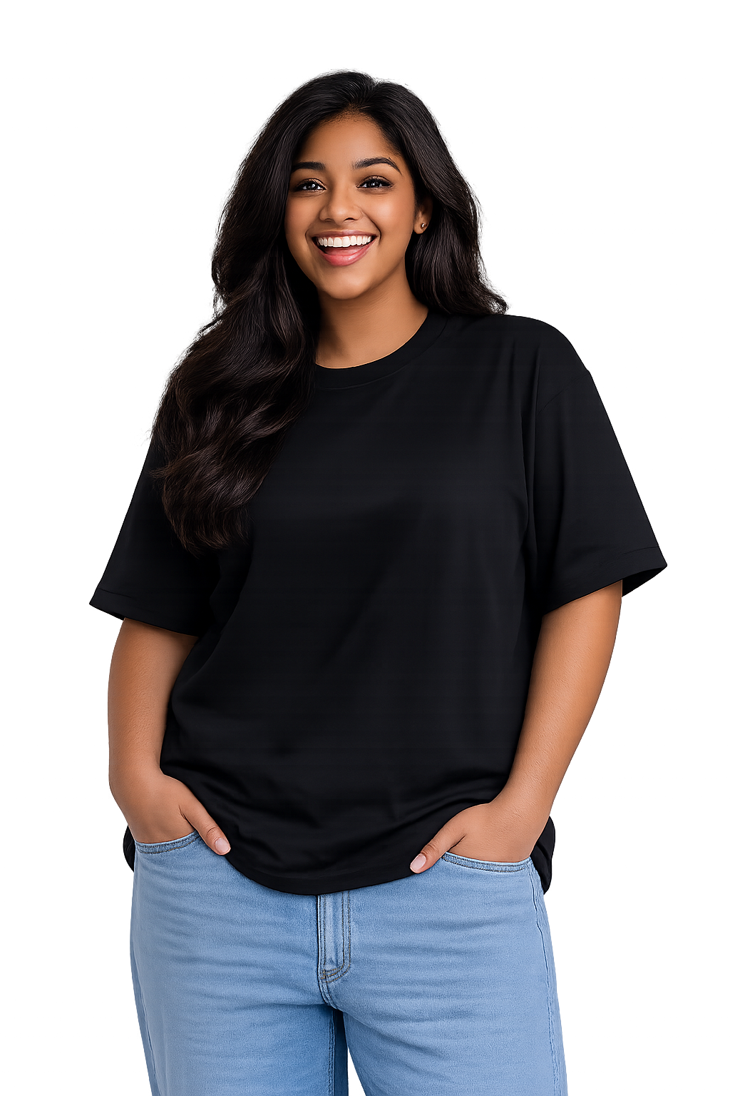 300 GSM Black Oversized Tees